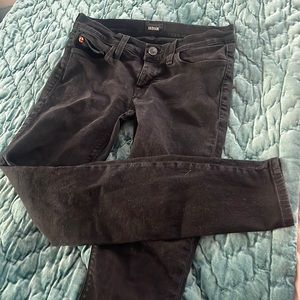 Hudson skinny crop black jeans 💘